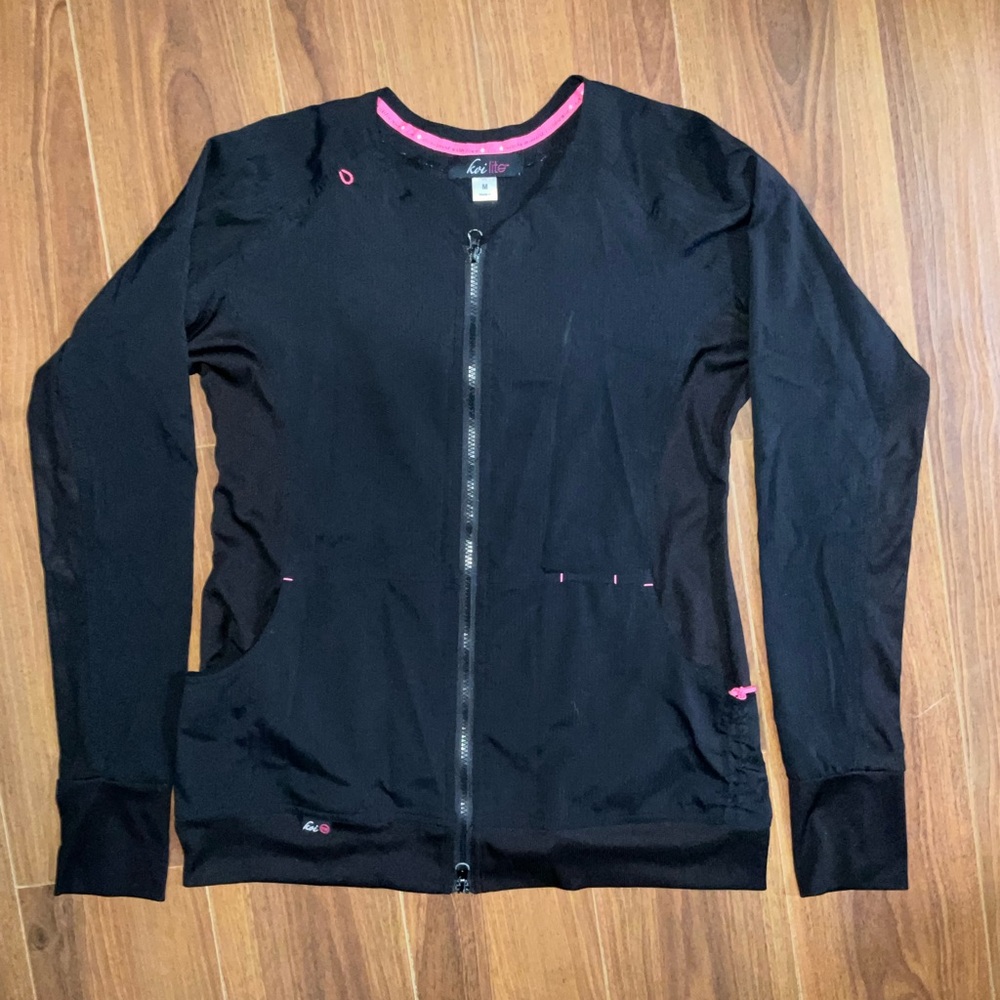 Fitted Scrub Zip Up